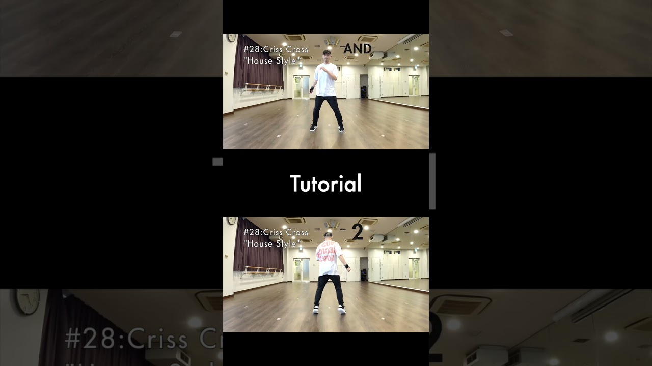 House Dance Beginner Tutorial | Easy Balance Control #28 : Criss Cross - House Style #shorts #moves