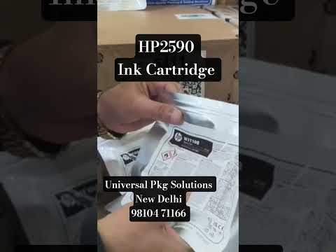 Universal Seal HP 2590 Black Solvent Ink Cartridge 47ml – 12.7mm - YouTube Short