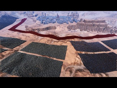 Zombie's Lay Siege To The City (90,000 Units) Ultimate Epic Battle Simulator UEBS