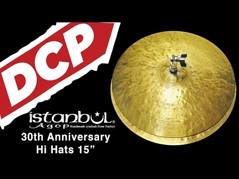 Istanbul Agop 30th Anniversary Hi Hat Cymbals 15" 905/1104 grams 30TH15