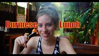 Burmese Food (Burmese Set Lunch at the Mandalay Inn & Restaurant) in Siem Reap, Cambodia