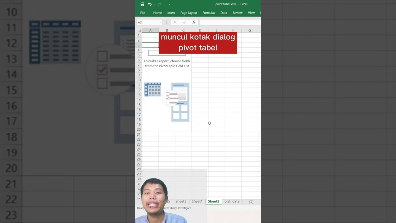 1 menit bisa pivot tabel. Biar datamu bisa dibaca dalam 1 tatapan mata #excel #pivottable #trikexcel
