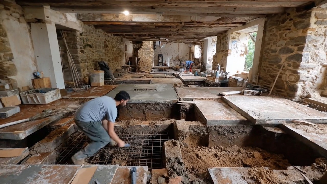 Man Renovates OLD FARMHOUSE in 3 years and Gives it a New Life | by @guillaumeenbourgogne