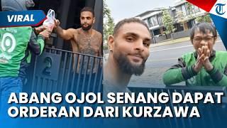 Senangnya Driver Ojol Disabilitas Dapat Orderan dari Layvin Kurzawa, Eks PSG Ramah Diajak Foto