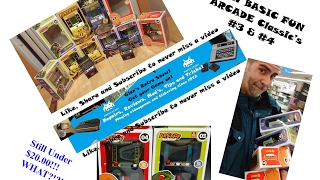The all NEW Basic Fun Arcade Classics #3 and #4 ...WOW!!!