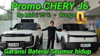 Promo Chery. Habiskan NIK 2025. Bunga 0% Tenor 2 Th. Promo Chery J6. TIGGO Cross, TIGGO 8, TIGGO 9.