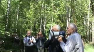 preview picture of video 'Partizano kalba prie  bunkerio. 1 dalis. 2009-05-24.'