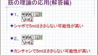 りつみの麻雀論　プレゼン放送　part1 ～筋の理論～《旧実況》