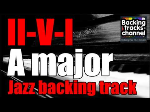 Jazz Swing Backing Track - 2-5-1 - A major