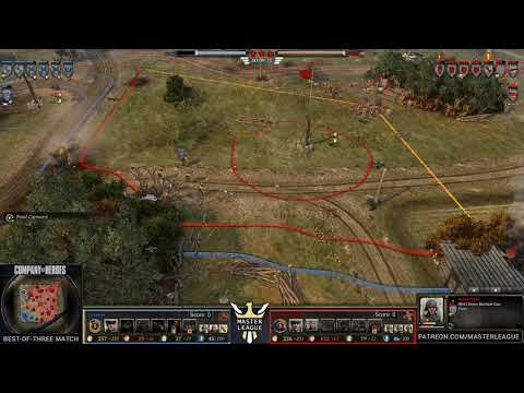 CoH Master League #1:  The two greatest CoH players have a ferocious start to their series.