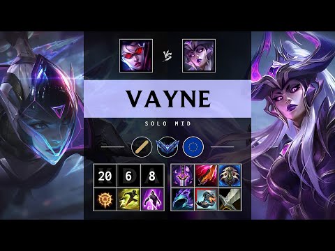 Vayne Mid vs Syndra - EUW Diamond Patch 25.07