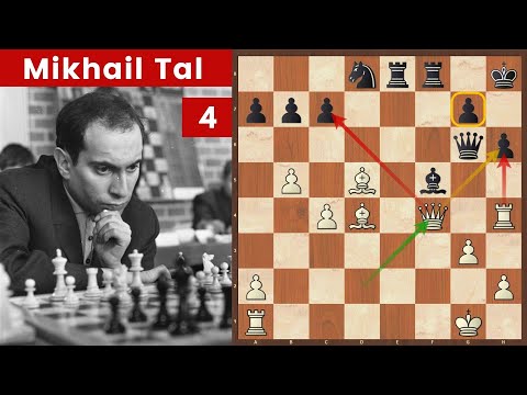 Aronson vs Tal | L' Illusione dell' Attacco | Partite Commentate di Scacchi - Mikhail Tal