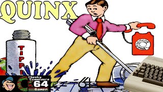 QUINX – Commodore 64 (1984) | Arthur Crown's Surreal Exam Nightmare