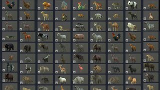 All animals that appear in Wildcraft (115 animals)