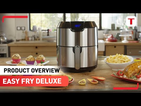 Tefal Easy Fry EY401D gruzdintuvė Karšto oro gruzdintuvė 4,2 L Vienas Juoda, Nerūdijančiojo plieno Autonominės 1500 W video