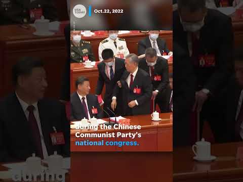 Former Chinese President Hu Jintao removed from Communist Party congress | USA TODAY 