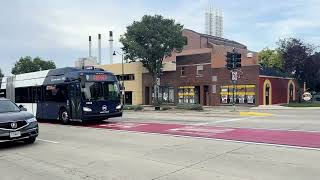 Busspotting every Madison Metro Rapid stop.