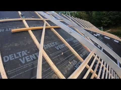 Biberschwanzdach einlatten Teil 2 - Live vom Biberdach in Leisnig