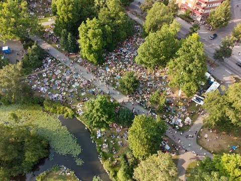 Picnic i parken och Eskilstuna Wakepark