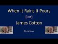 James Cotton   When It Rains It Pours  karaoke