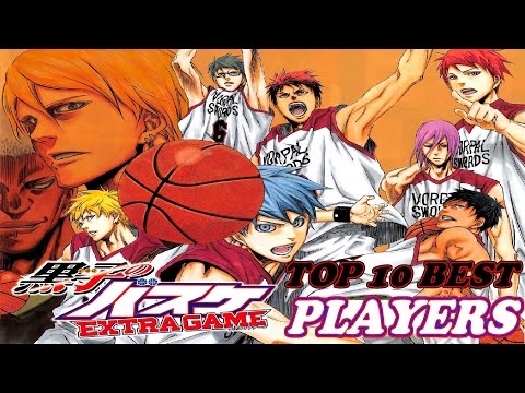 Top 10 Best Kuroko's Basketball EXTRA GAME Players (OUT OF DATE)