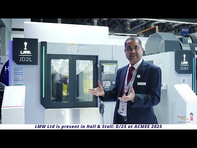 LMW’s Compact And Powerful JD2L Drill-Tap Center at ACMEE 2025