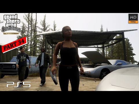 GTA San Andreas Definitive Edition Gameplay Walkthrough [PS5 1080P 60FPS] - No Commentary - PART 34