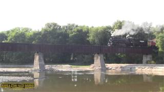 preview picture of video 'Boone and Sceinic Valley Railroad JS 8419- YMCA Camp and Des Moines River Bridge'
