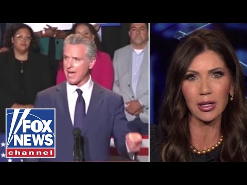 Kristi Noem responds to Newsom's 'disturbing' X post