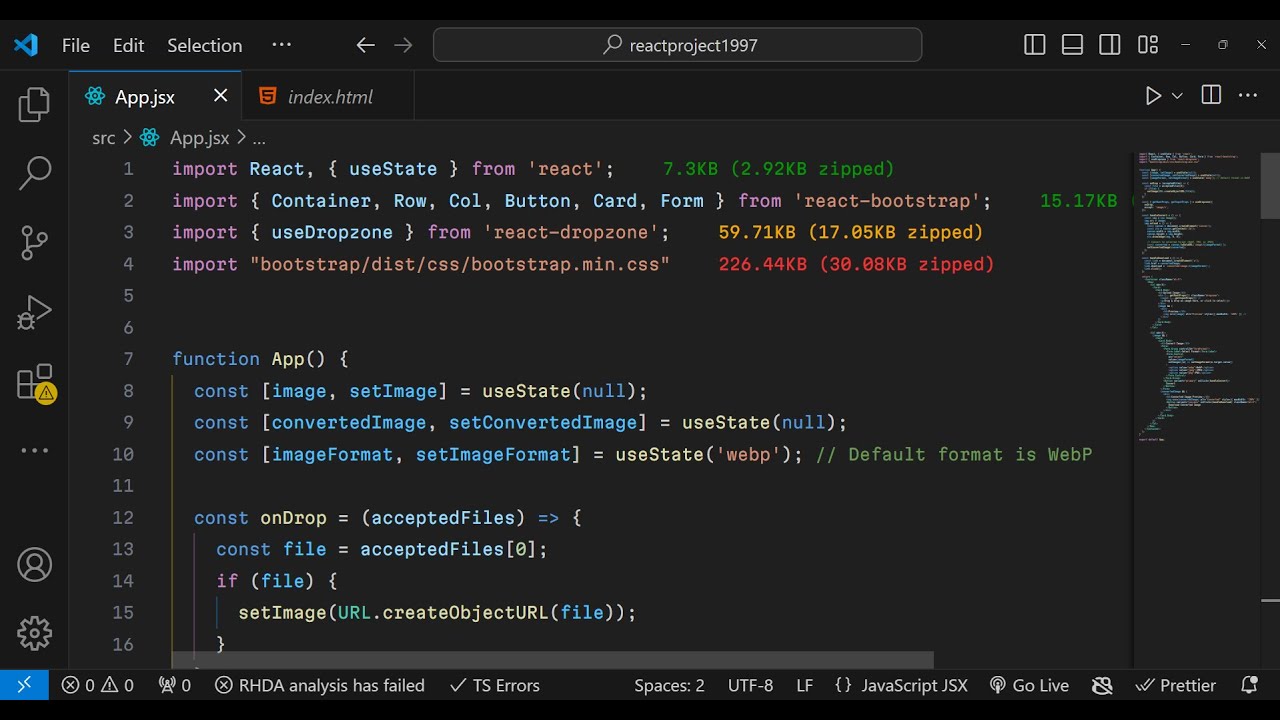 Build a React.js Image & Webp Converter in Browser Using Canvas API & react-dropzone in Javascript