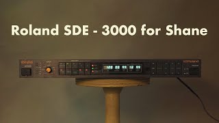 Video thumbnail for Roland SDE 3000 for Shane by foleytronics fx repair