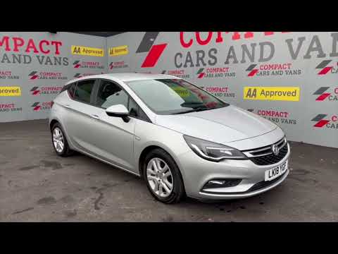2018 (18) Vauxhall Astra 1.6 CDTi 16V ecoTEC Tech Line Nav 5dr