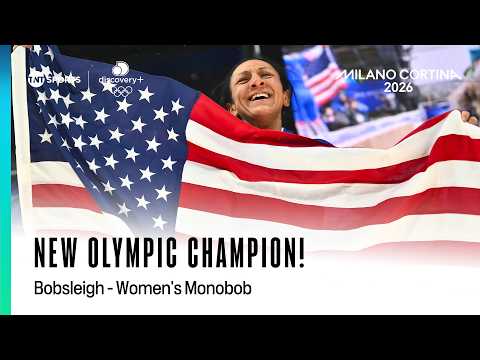 41 Year old Elana Meyers Taylor WINS GOLD for USA! 🥇 | Winter Olympics 2026