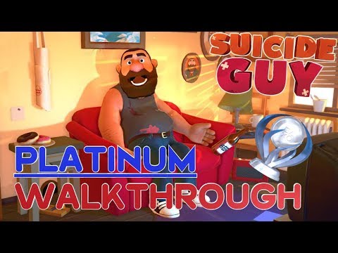 Suicide Guy Platinum Walkthrough - Trophy & Achievement Guide - All Collectibles