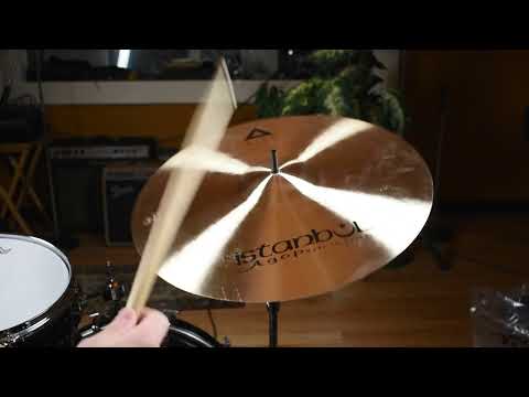 20" Istanbul Agop Xist Natural Crash Cymbal 1730g *Video* Bild 7