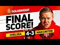 GUTTED! CHELSEA 4-3 MANCHESTER UNITED! GOLDBRIDGE Reaction