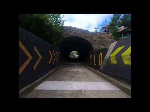 Rotorua luge - The advanced track.