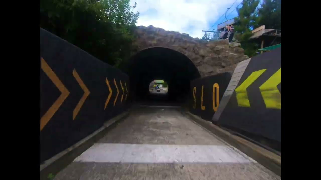 Rotorua luge - The advanced track.