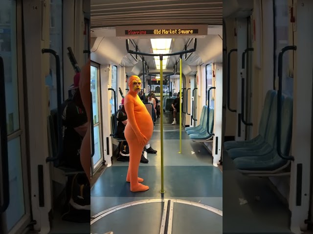 Vídeo relacionado con Genérico Disfraz de Lorax y Slenderman para Adultos Traje Unisex Naranja de Cuerpo Entero Carnaval y Navidad
