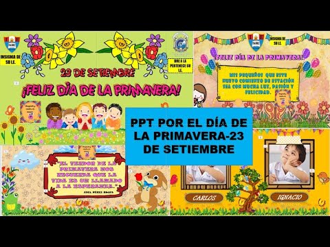 DIA DE LA PRIMAVERA 🎉✨🌈PPT EDITABLE POR EL DIA DE LA PRIMAVERA🤩🤩