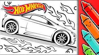 Coloring Hot Wheels! Fun Coloring Pages For Kids.