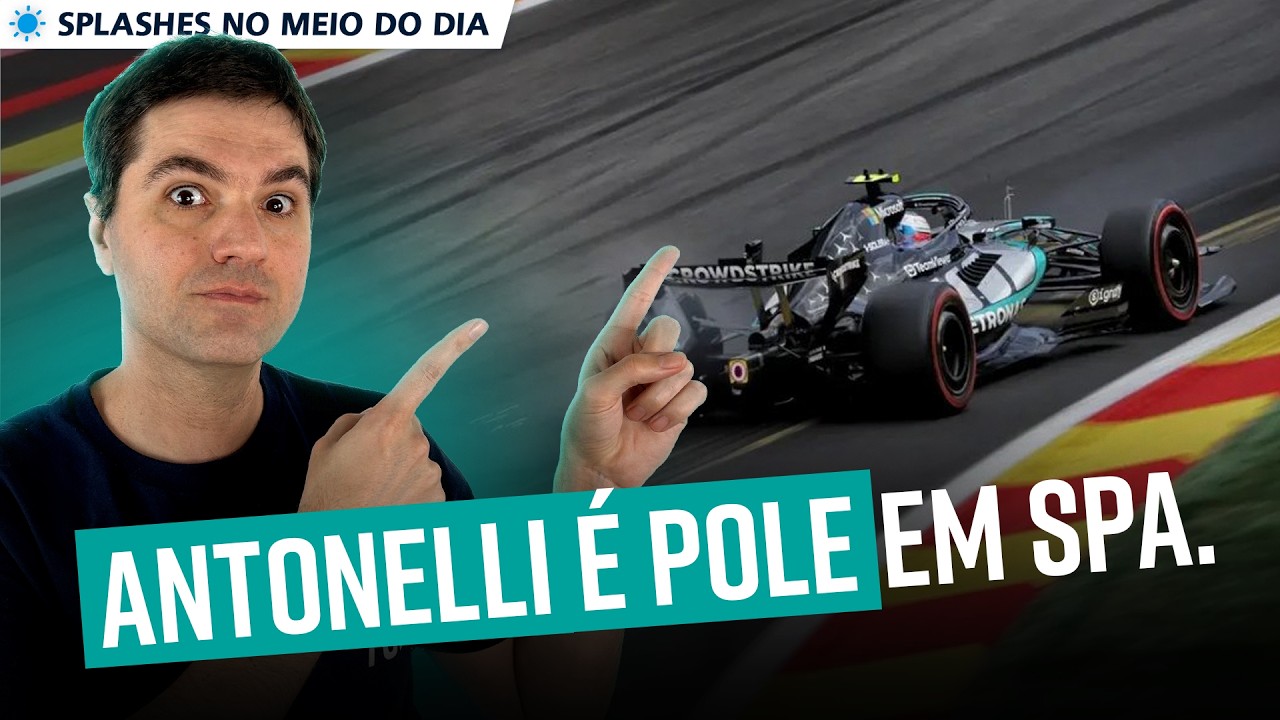 Antonelli faz a pole em Spa; Bortoleto avança ao Q3 com a Audi #f1 #formula1