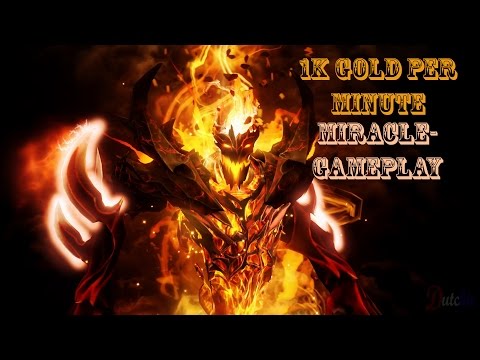 Miracle Pro Gameplay Shadow Fiend 1K GPM 8k mmr