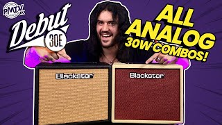 Video thumbnail for Blackstar Debut 30 Amps! - Affordable, Analog, 30w, Boutique Sounding Combos With Delay! by PMTVUK