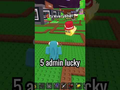 Sammy Admin Abuse Lucky Blocks in Steal a Brainrot