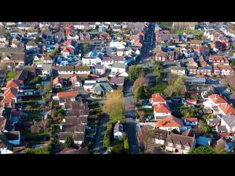 PRESTATYN: From The Air - Top of Town