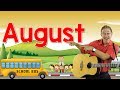 August Back To School Song Calendar Song For Kids Jack Hartmann