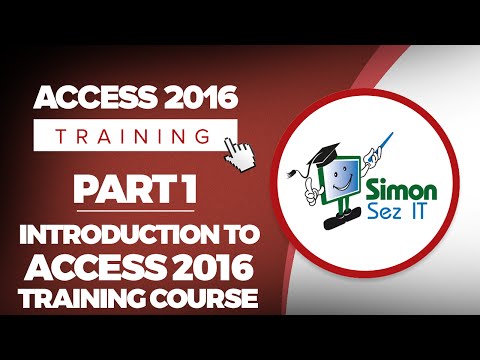 Access 2016 for Beginners Part 1: Intro to Microsoft Access 2016 Training Course