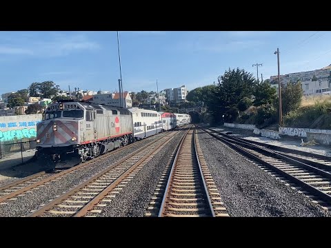 Caltrain Gallery Car 4008 Cab Ride on Train 405 (Gilroy to San Francisco)