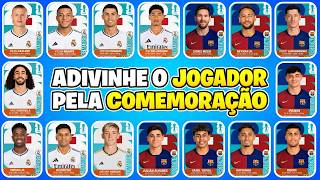 🔥ADIVINHE QUEM É PELA COMEMORAÇÃO! ⚽ REAL MADRID🤍 vs BARCELONA❤️  VOCÊ RECONHECE TODOS?